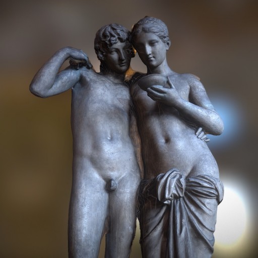 Amor and Psyche						 Free 3D Model