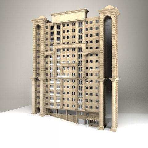 Classic building 3D Model