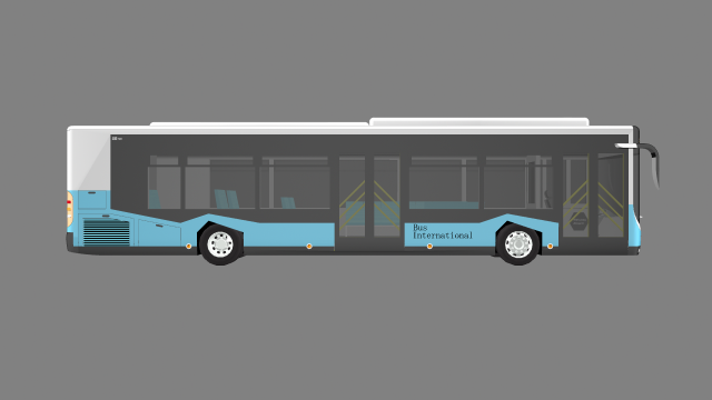 Electric Bus 3D Model