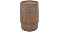 Wine Barrel 1 3D Model