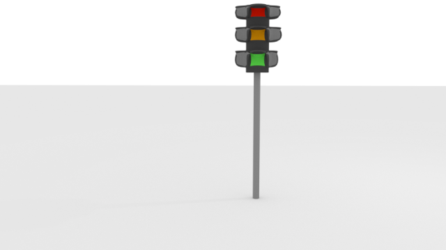 Traffic lights Free 3D Model