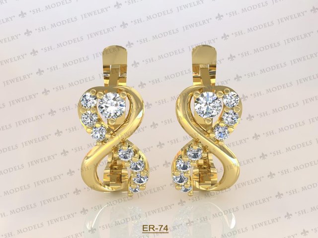 Earrings-74 3D Model