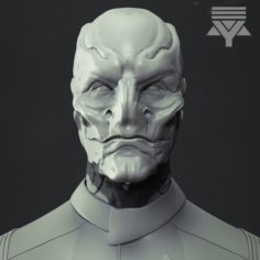 Officer Saru – Star Trek Bust Highpoly 3D Model