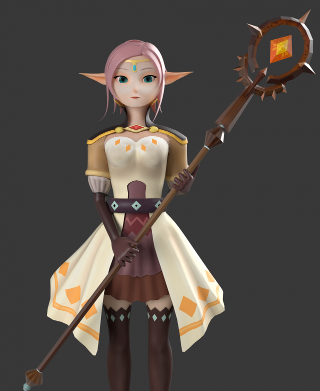 Elf 3D Model