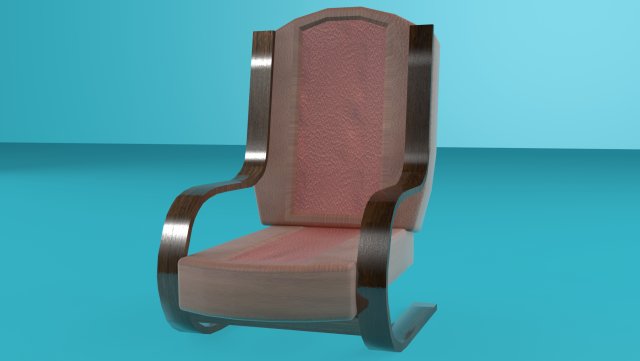 Airmchair obj fbx max 3D Model
