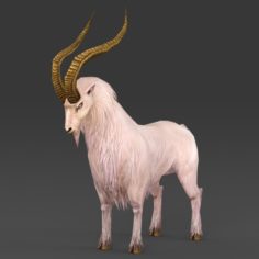 Game Ready Fantasy Goat 3D Model