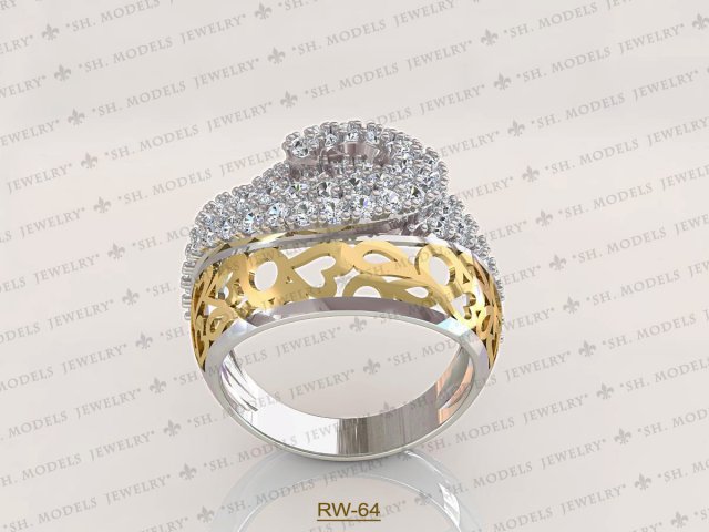 Womens Ring-RW-64 3D Model