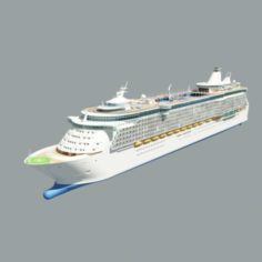 Cruiser ship 3D Model