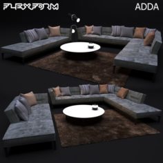 Sofa FLEXFORM ADDA 3D Model
