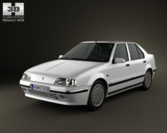 Renault 19 Sedan 1988 3D Model