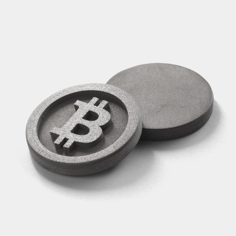Bitcoin 3D Print Model