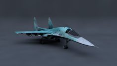 Sukhoi Su-34 3D Model