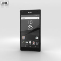Sony Xperia Z5 Compact Graphite Black 3D Model