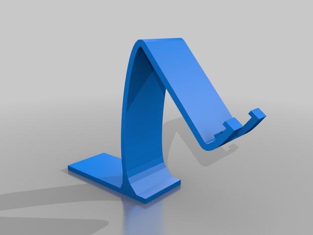 Slide-under Phone Mount 3D Print Model