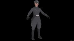 Clone Officer Female 3D Model