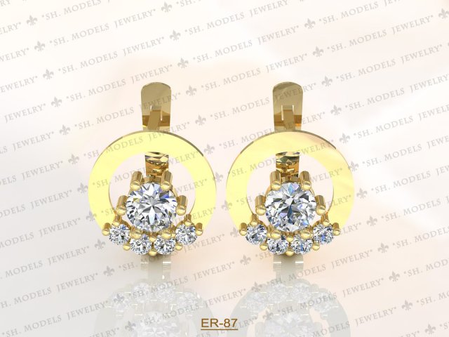 Earrings-87 3D Model