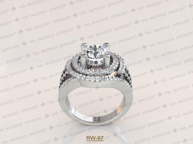 Womens Ring-RW-97 3D Model