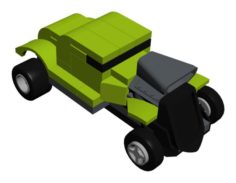 Lego 8302 Rod Rider Free 3D Model