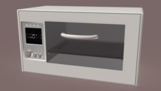 Microwave model obj fbx max 3D Model