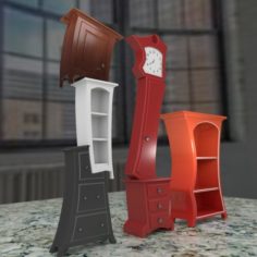 Funky Furniture Set [ Vol.3 ]						 Free 3D Model