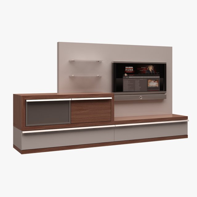 Tv Unit 04 3D Model