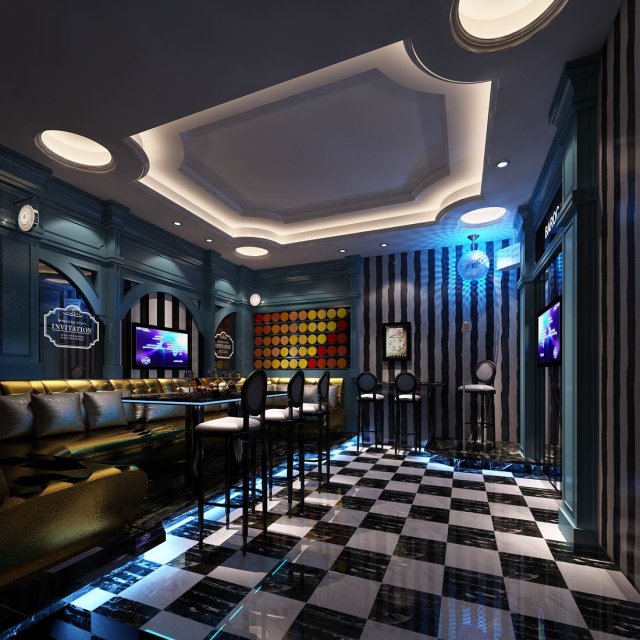 Party bar ktv sauna design complete 95 3D Model