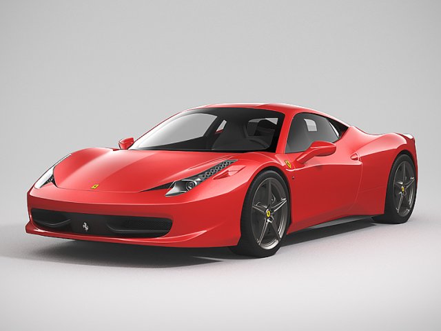 Ferrari 458 Italia 3D Model