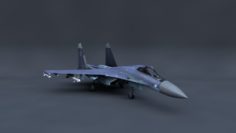Sukhoi Su-27 3D Model