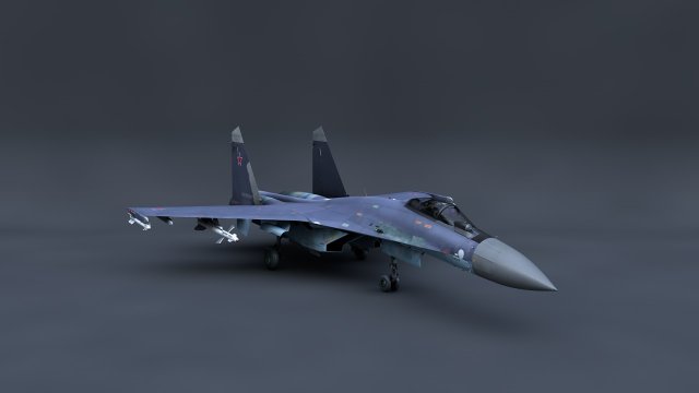 Sukhoi Su-27 3D Model