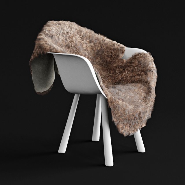 Sheepskin HQ 3D Model