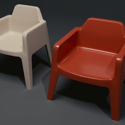 Plus Chair						 Free 3D Model
