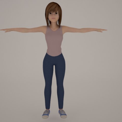 Girl5 3D Model