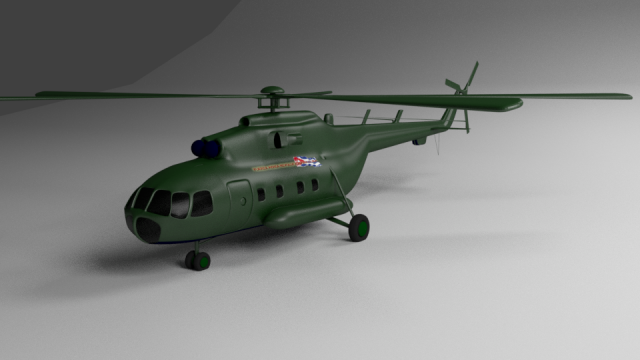 Mi-17 FAR helicopter 3D Model