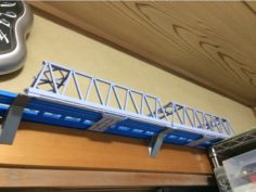 Plarail on lintel of Double-track for bridge 3D Print Model