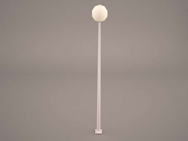 Old Street Lamp 3D Model