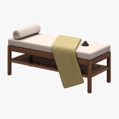Spa Bed 3D Model