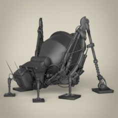 Robotic Grasshopper 3D Model