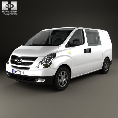 Hyundai iLoad with HQ interior 2010 3D Model