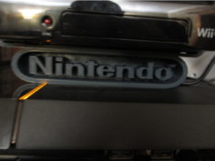 Nintendo Wii U Horizontal Stand W/ Nintendo Logo 3D Print Model