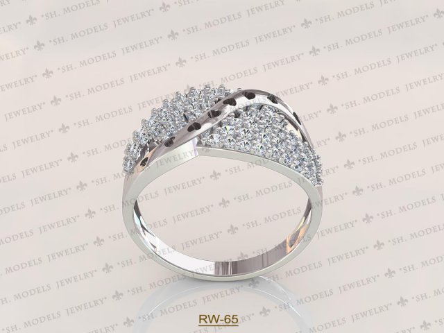 Womens Ring-RW-65 3D Model