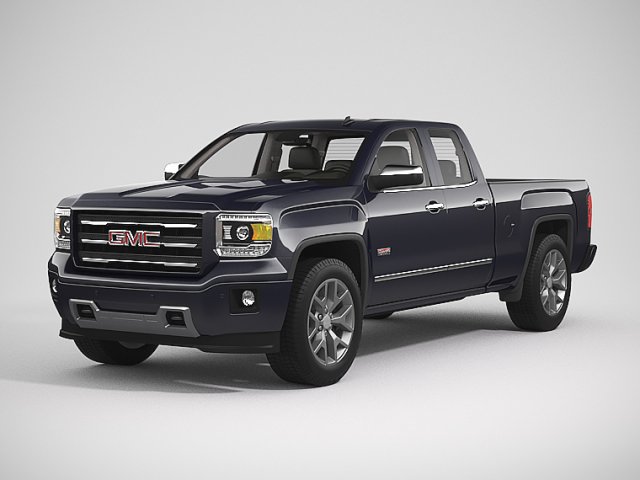 2014 GMC Sierra 1500 Double Cab 3D Model