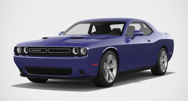 Dodge Challenger SXT 2015 3D Model