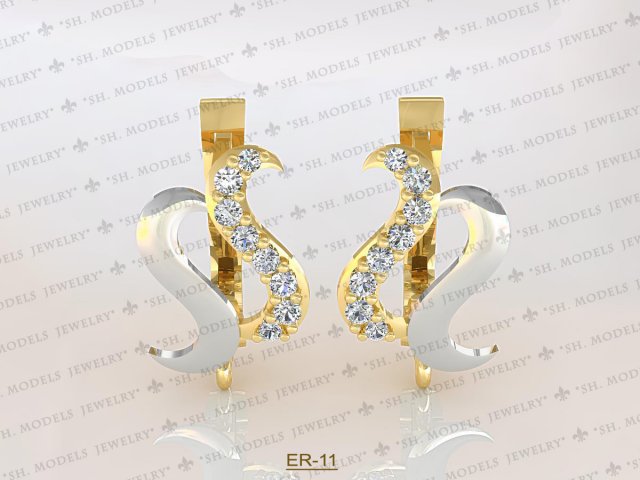 Earrings-11 3D Model