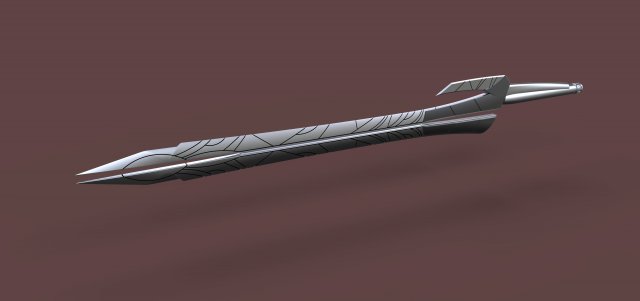 Sword of Gamora from Guardians of the Galaxy 3D Model
