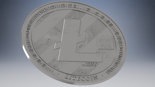 LiteCoin 3D Model