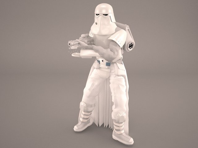 Snowtrooper Star Wars 3D Model