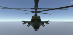 Combat Helicopter KA-777VRVGs 3D Model