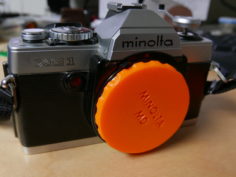 Minolta MD Camera Body Cap 3D Print Model