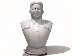Kim Yong Un 3d printable portrait 3D Model