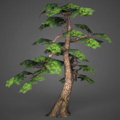 Game Ready Low Poly Tree 14 3D Model